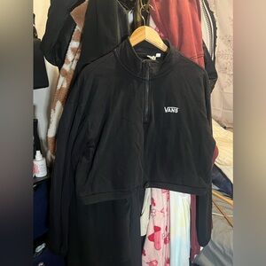 Vans Half Zip Cropped Pull Over